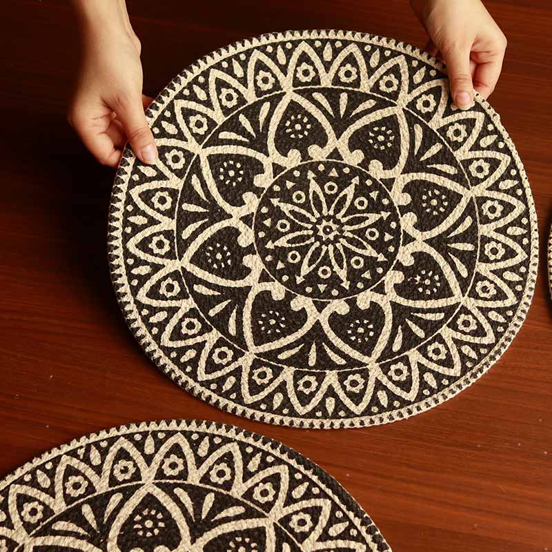 Voila Rangoli Table Placemat | Set of 4,6 set of 6