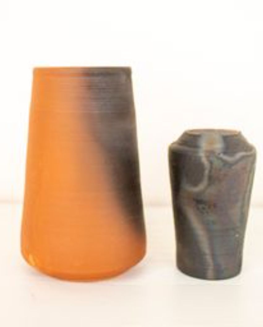 Taper Terracotta Bade Miya Chote Miya Pots Set