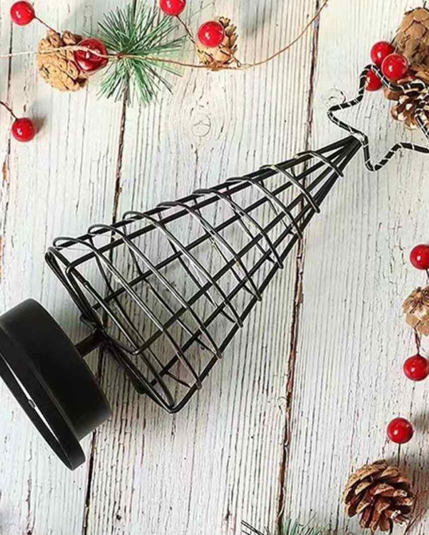 Sleek Metal Christmas Tree Stand | 4 x 12 inches