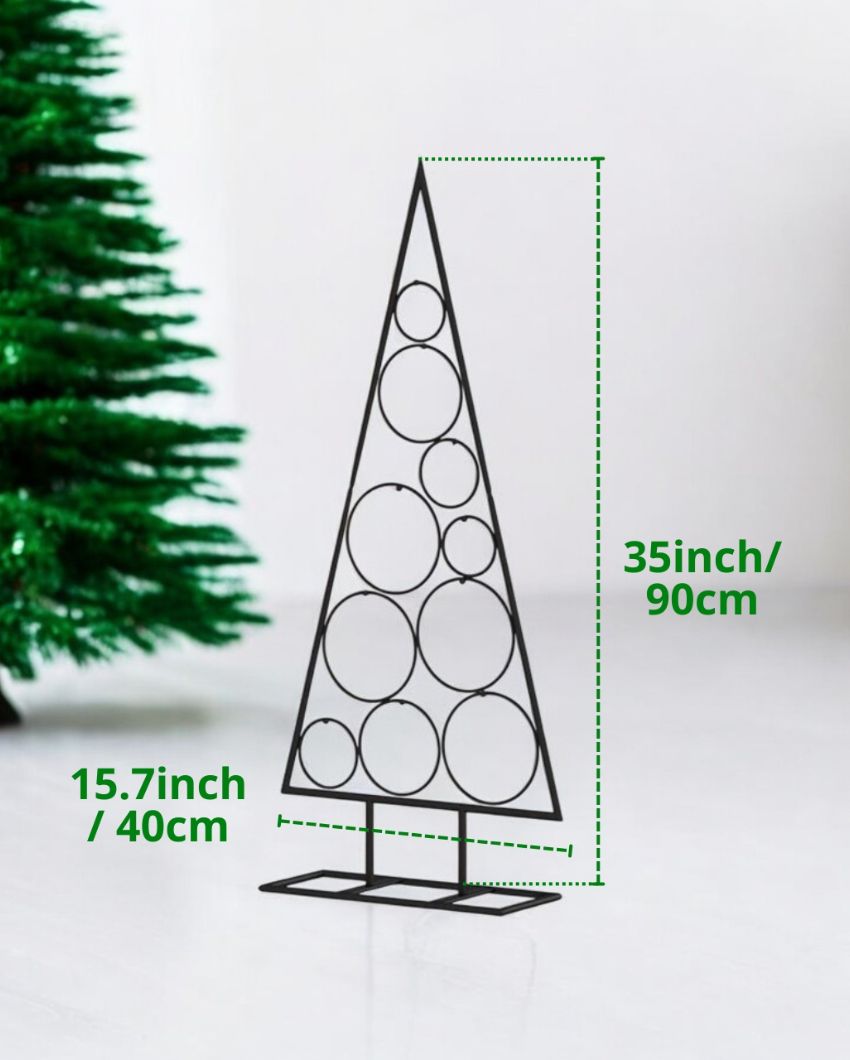 Metal Christmas Tree Stand | 16 x 2 x 35 inches