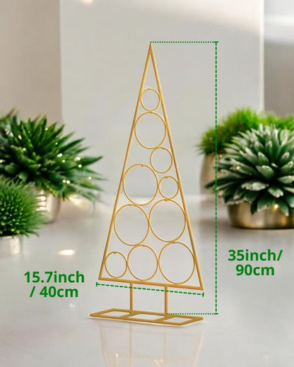 Metal Christmas Tree Stand | 16 x 2 x 35 inches