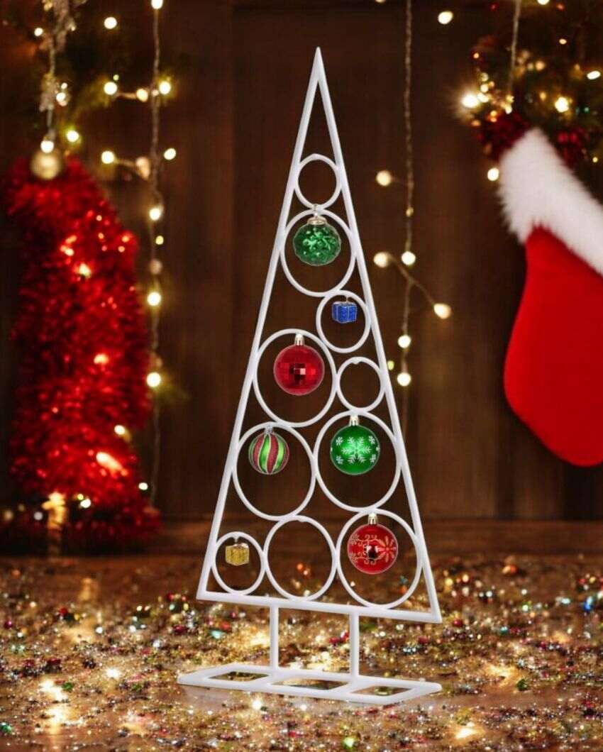 Metal Christmas Tree Stand | 16 x 2 x 35 inches