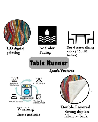 Stylish Printed Table Runner