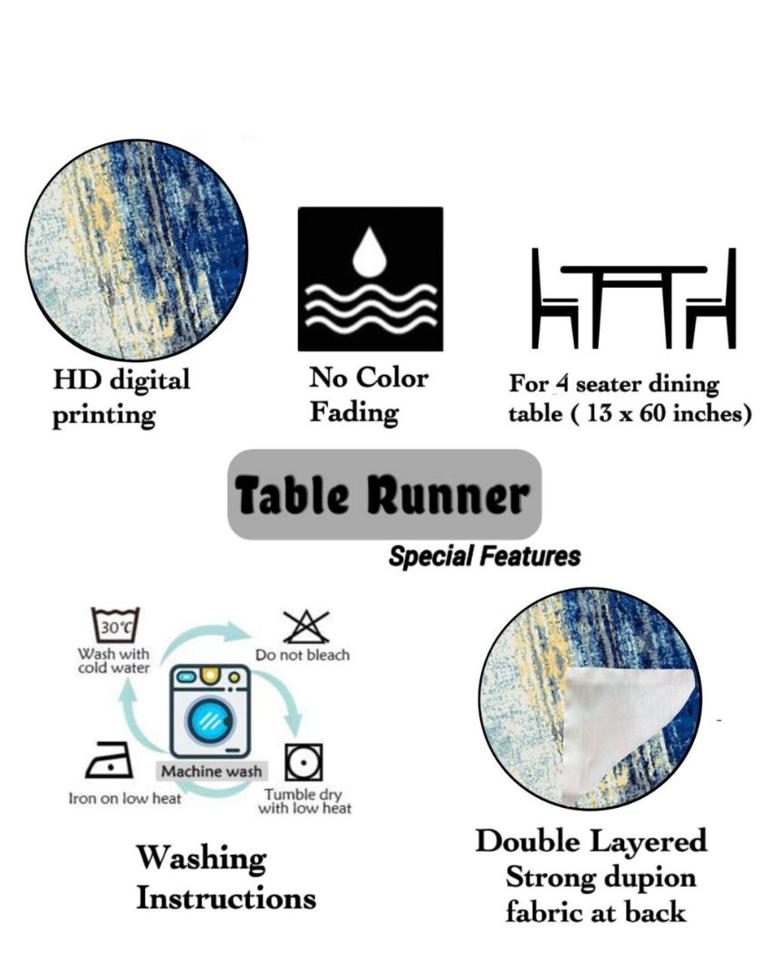 Bold Print Table Runner