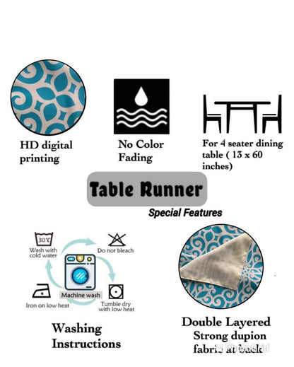 Elegant Polyester Table Runner