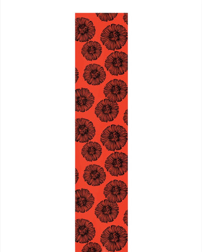 Classic Red And Black Table Runner