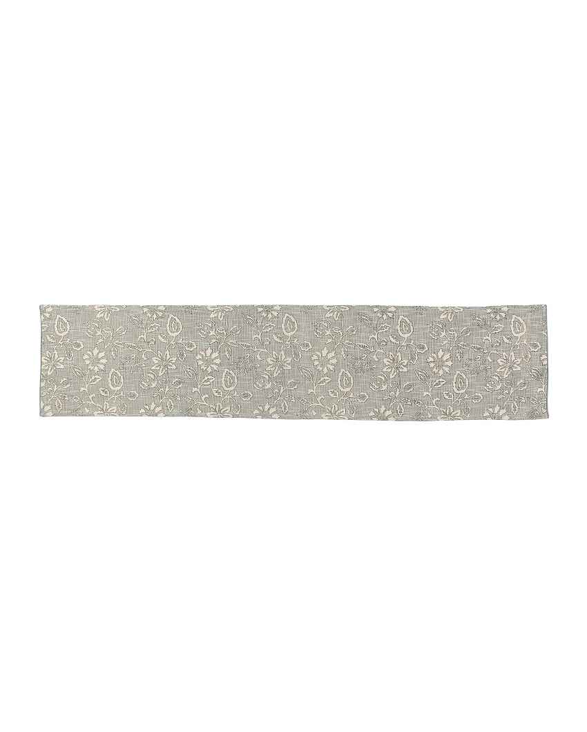 Elegant Botanical Garden Runner | 13 x 60 inches