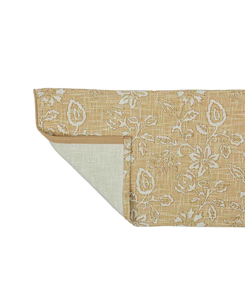 Elegant Botanical Garden Runner | 13 x 60 inches