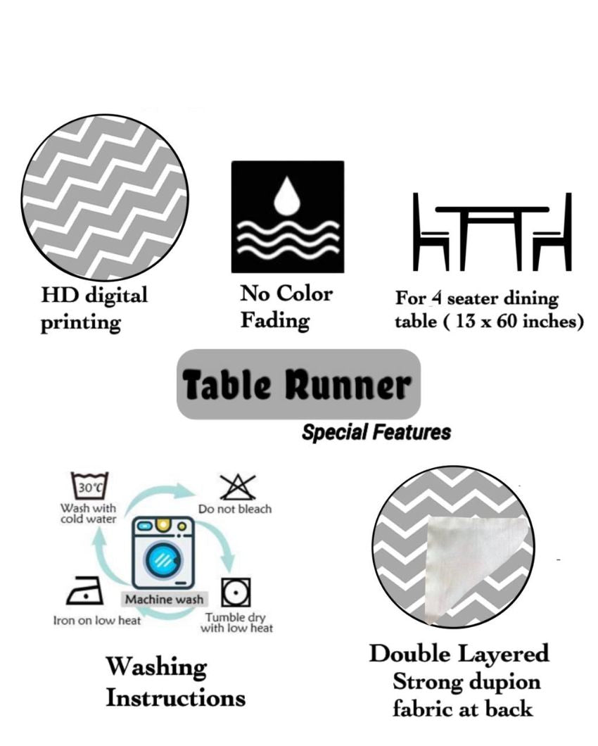 Digital Printed Double Layered Table Runner