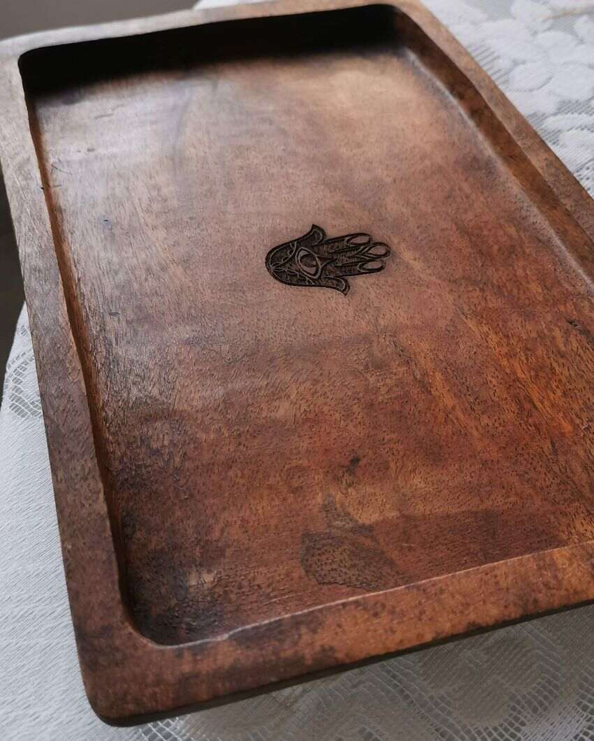 Traditional Hamsa Design Serving Tray