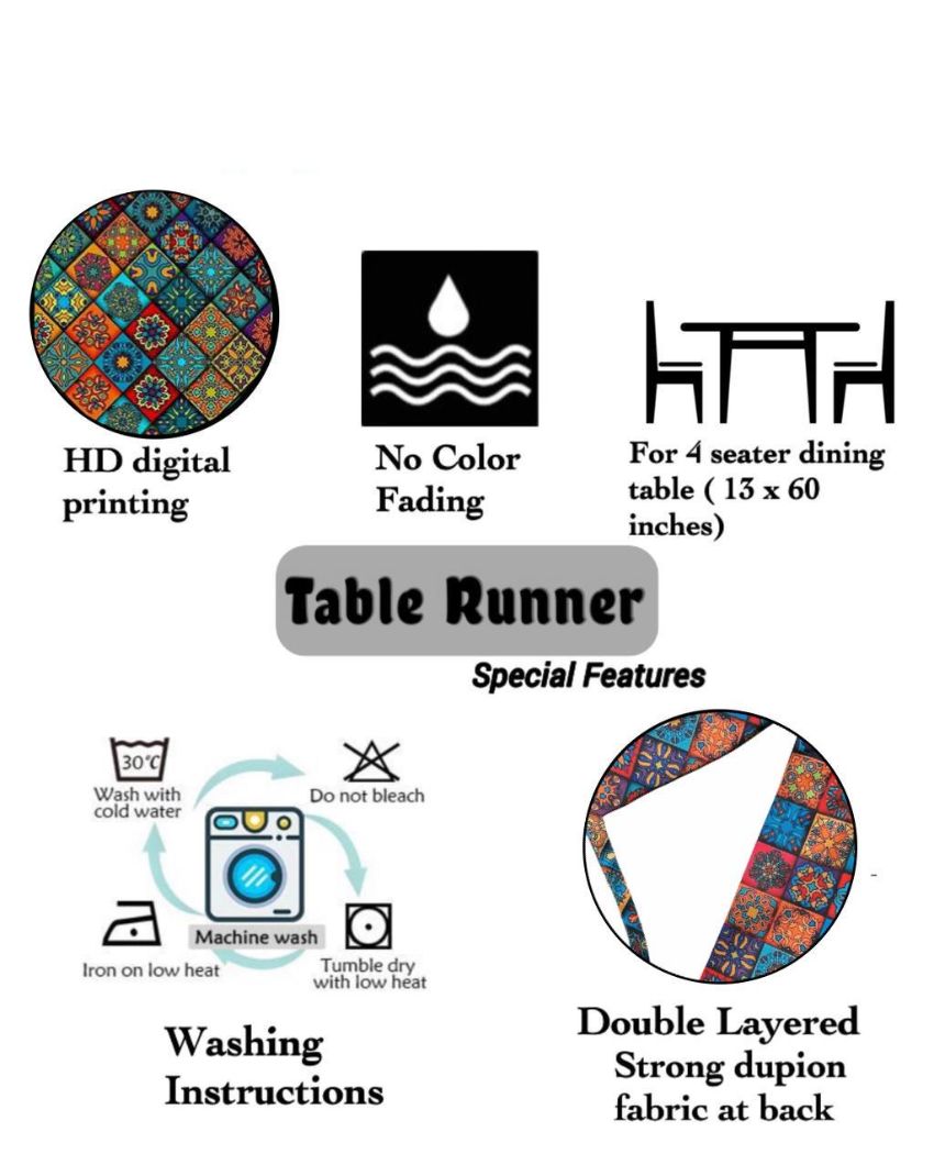 Contemporary Tribal Table Runner