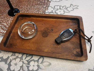 Traditional Hamsa Evil Eye Design Serving Tray