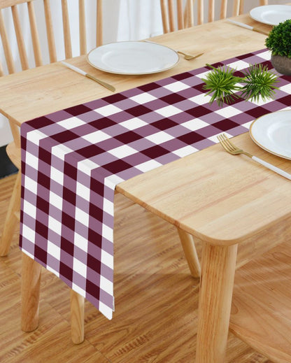 Checked Table Runner