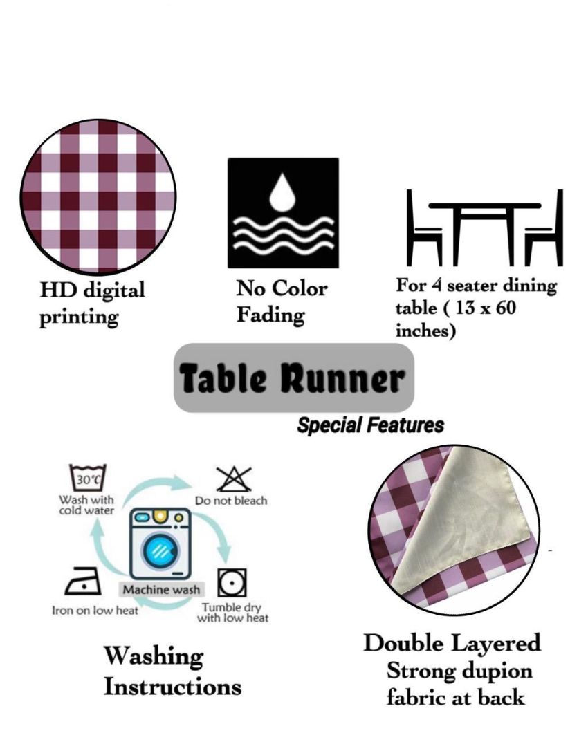 Checked Table Runner