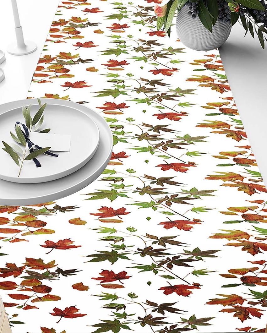 Chic Floral Printed Table Runner