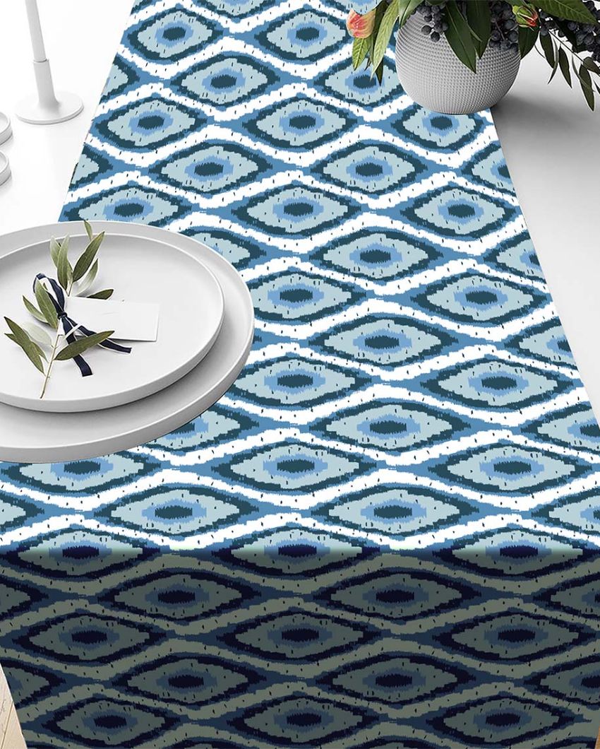 Classic Blue and White Table Runner