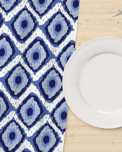 Classic Blue and White Table Runner