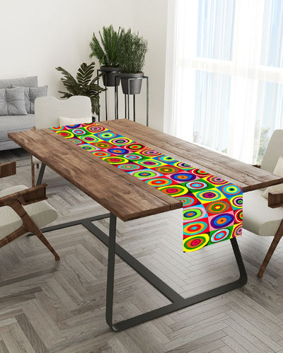 Polyester Stylish Canvas Digital Printed Table Runner