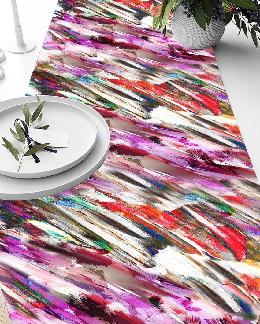 Modern Abstract Art Table Runner