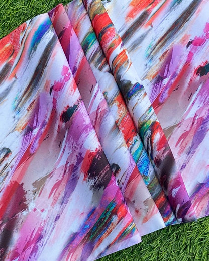 Modern Abstract Art Table Runner