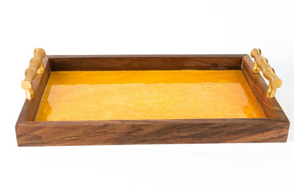 Stylish Wooden Tray | Multiple Colors