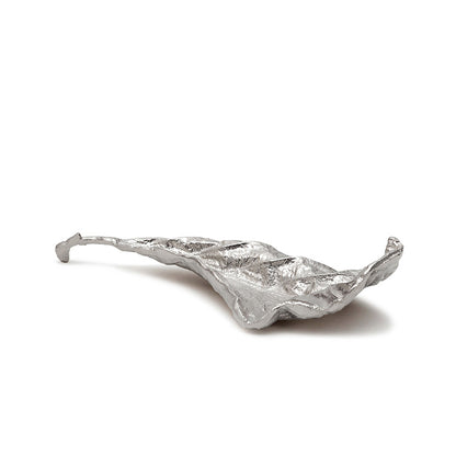 Royal Odyssey Silver Leaf Tray Showpiece Default Title