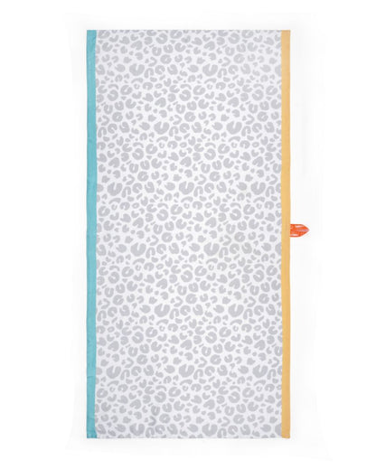 Sassy Leopard Bamboo Bath Light Weighted Towel | 27 x 55 inches