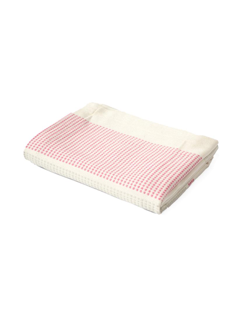 Eco-Friendly Bamboo Dobby Cotton Bath Towel | 28 x 55 inches