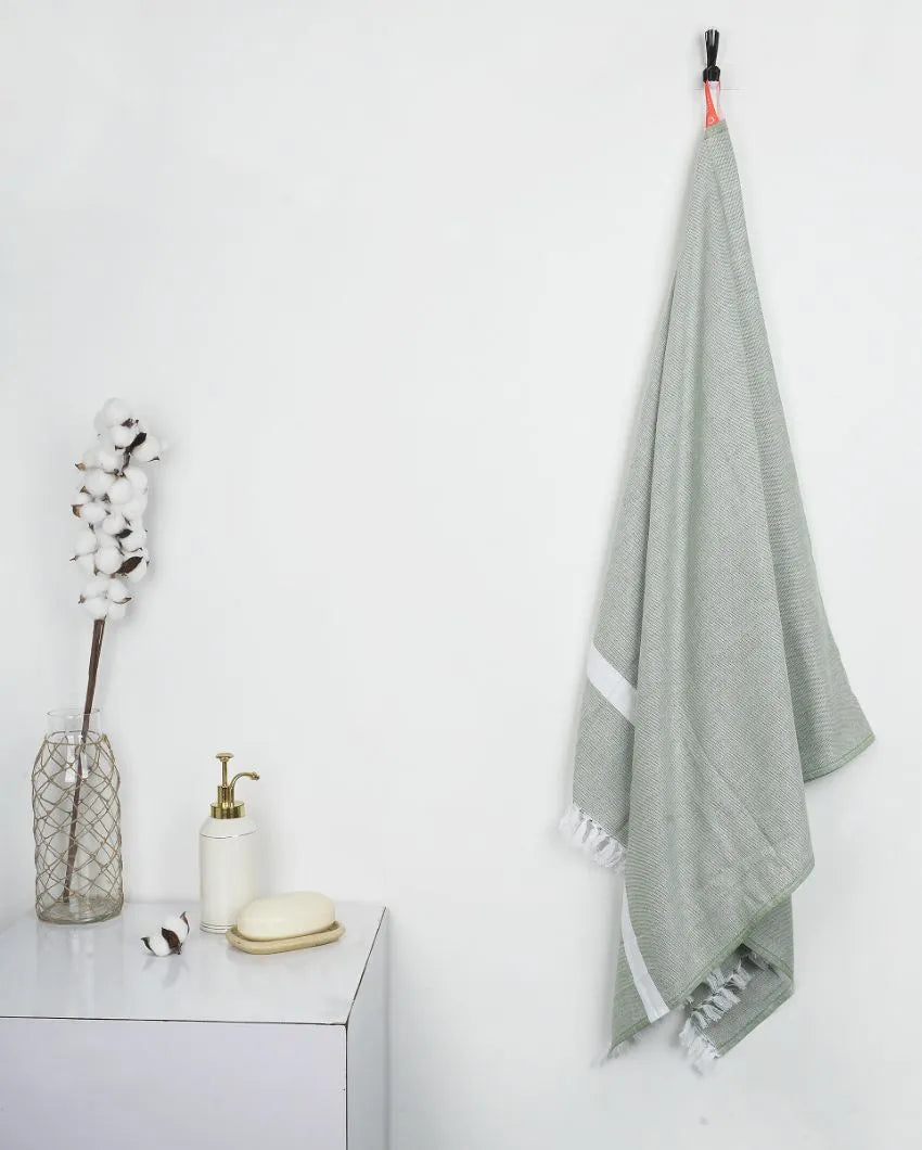 Cambric Solid Cotton Bath Towel | 48 x 27 inches