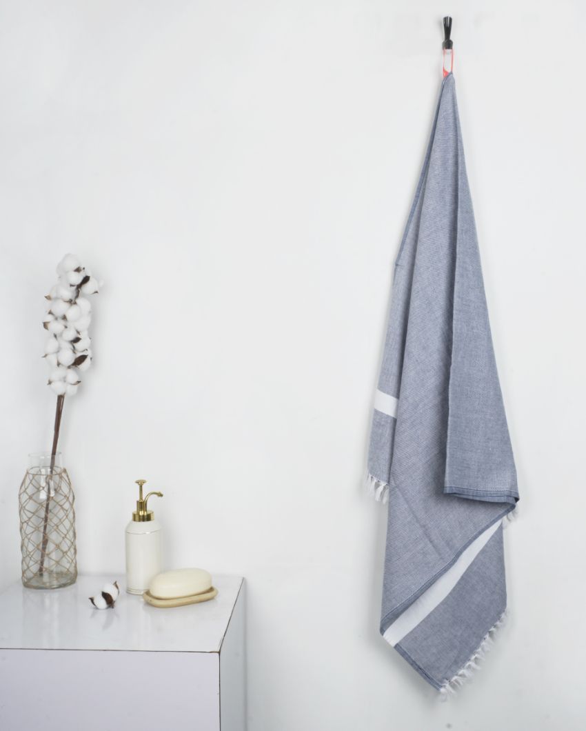 Cambric Solid Cotton Bath Towel | 48 x 27 inches