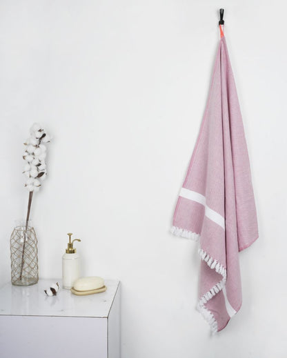 Cambric Solid Cotton Bath Towel | 48 x 27 inches