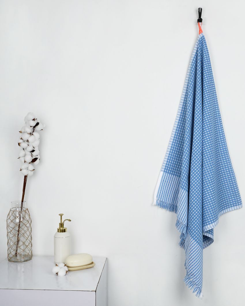 Honey Comb Cotton Bath Towel | 59x30 inches