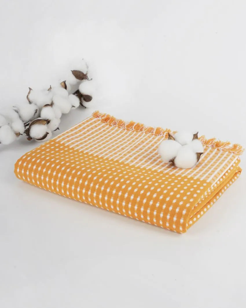 Honey Comb Cotton Bath Towel | 59x30 inches