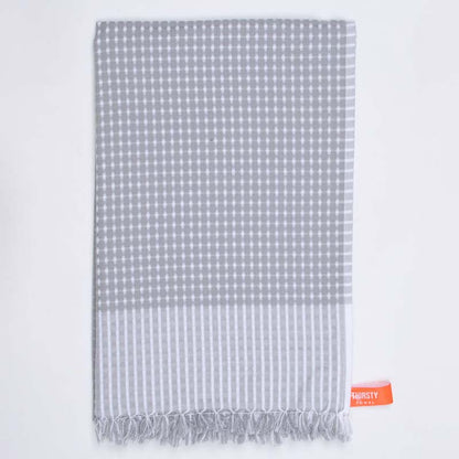 Honey Comb Bath Towel | Mulitple Colors Steel grey