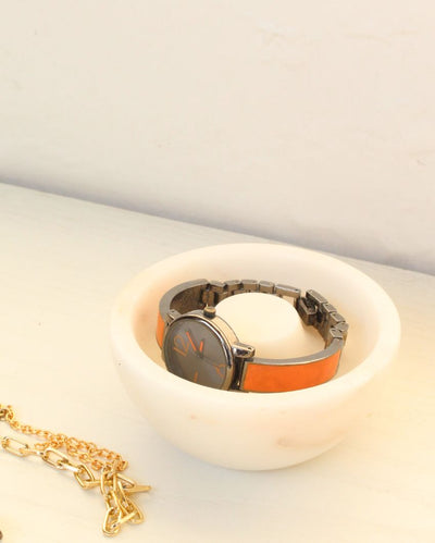 Concentric Marble Jewelry Round Organizer | 4 x 2 inches