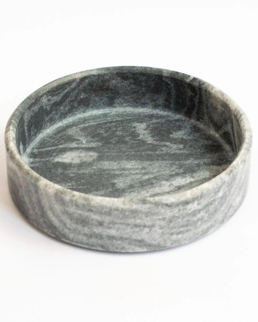 Grayscale Marble Trinket Tray