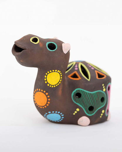 Beautiful Design Terracotta Camel Tealight Cover | 8 x 5 x 7 inches