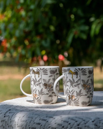 Madagascar Bone China Mugs | Set of 2