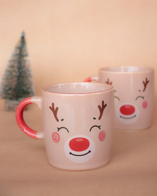 Cuties Reindeer Mugs | Set of 2