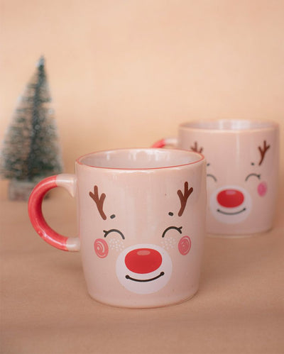 Cuties Reindeer Mugs | Set of 2