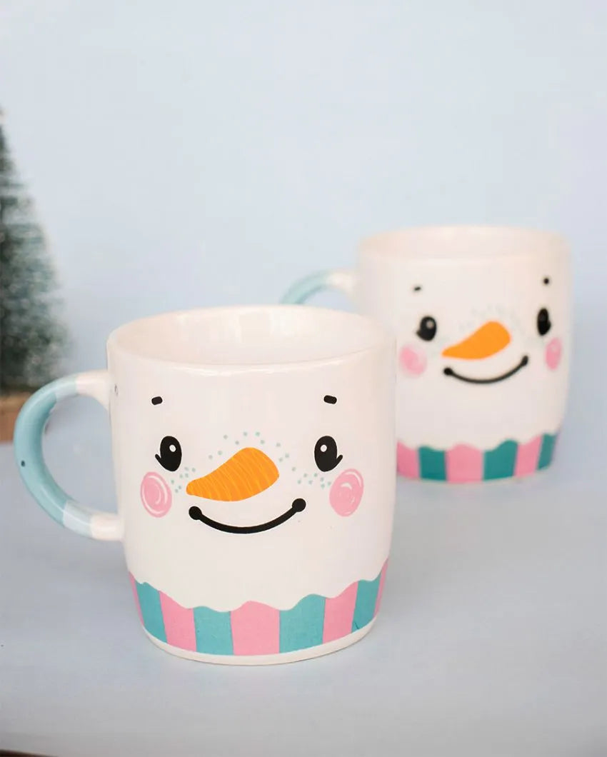 Lovable Snowman Mugs | Set of 2