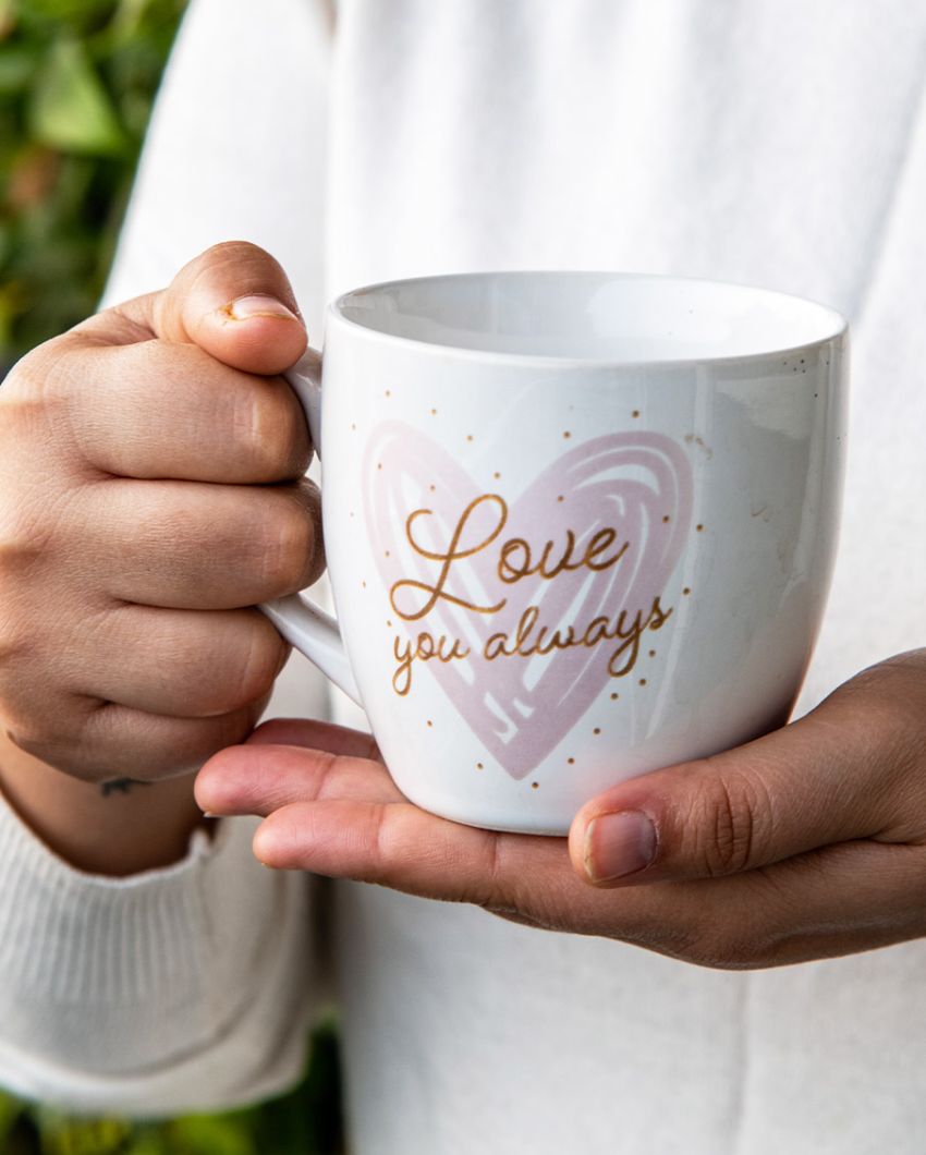 Love You Always Stoneware Mugs | Set Of 2