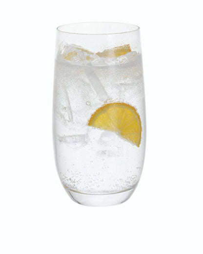 Crystal Highball Drinking Glasses | 3 x 6 inches | Set of 6 | 500ml