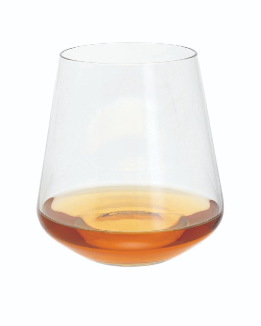 Beautiful Clear Shade Whiskey Glasses | 4 x 4 inches | Set of 4 | 480ml