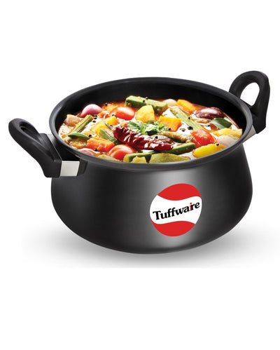 Induction Base Non Stick Cooking Pot Handi with Stainless Steel Lid