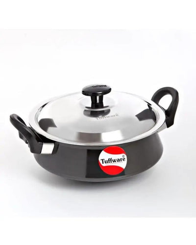 Corrosion-Resistant Kadai with Stainless Steel Lid