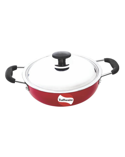 Non-Stick Induction Base Deep Fry Pan with Stainless Steel Lid