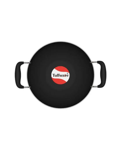 GREBLON Coating Non-Stick Deep Kadhai with Stainless Steel Lid