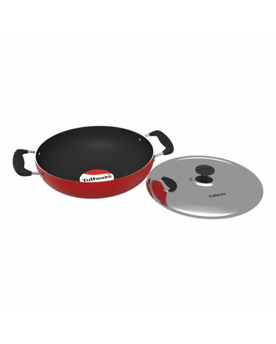 Non-Stick Deep Kadhai with Stainless Steel Lid