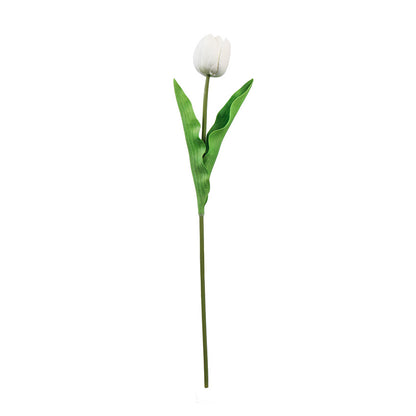 Charming Artificial Tulip Flower Sticks Without Vase | Set of 5 | 1.6 feet
